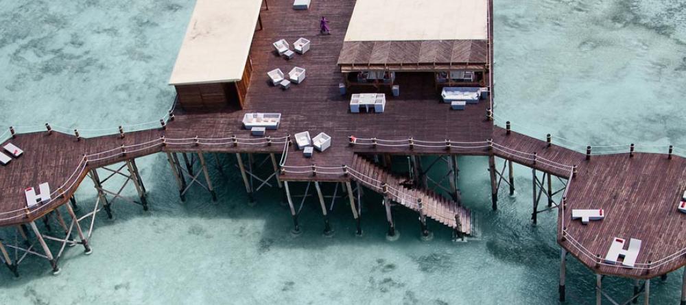An aerial view of the pier at Essque Zalu Zanzibar, Zanzibar, Tanzania - Image 13