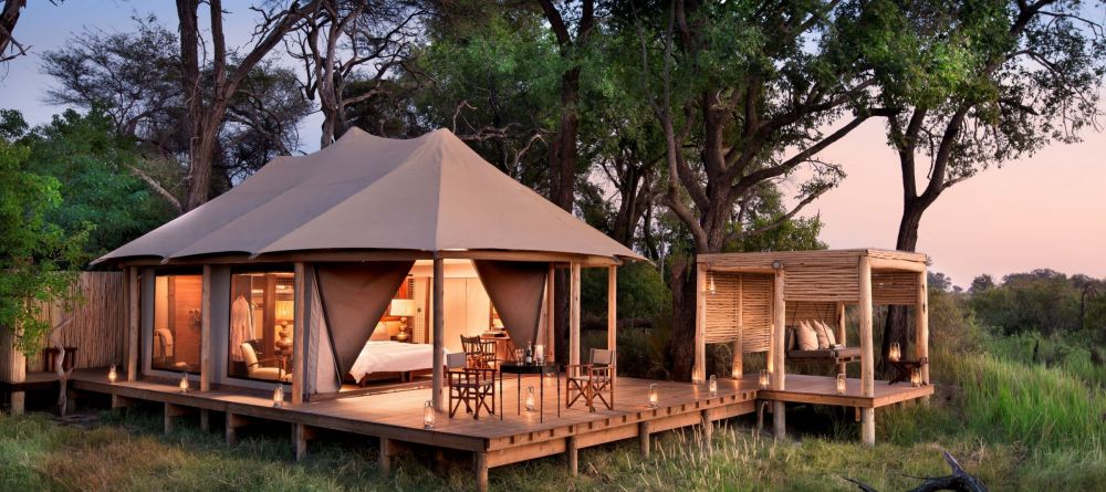 Exterior tent at Nxabega Okavango Safari Camp, Okavango Delta, Botswana - Image 3