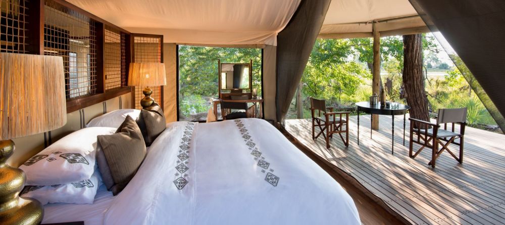 Bedroom at Nxabega Okavango Safari Camp, Okavango Delta, Botswana - Image 1