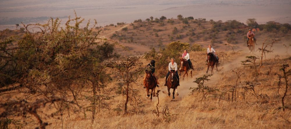 Horseback riding through the plains at Laragai House, Laikipia, Kenya - Image 1