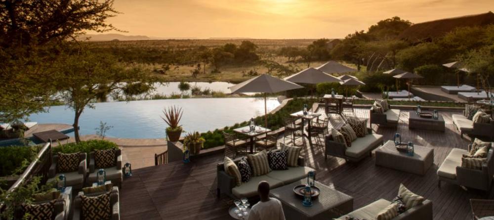Relax in the sunshine on the spacious lounge deck while listening to the sounds of the Serengeti at The Four Seasons Safari Lodge, Serengeti National Park, Tanzania - Image 21