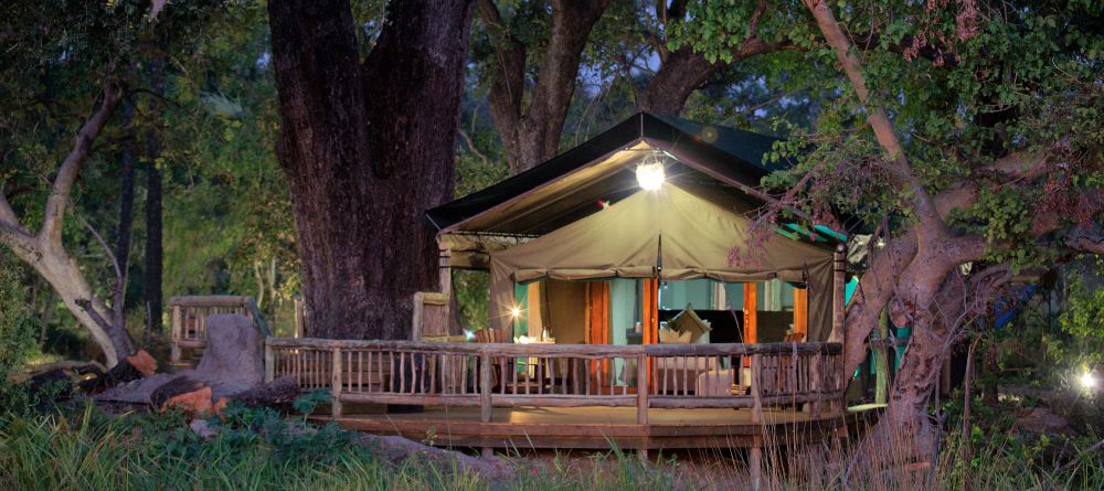 Tent exterior at Gunns Camp, Okavango Delta, Botswana - Image 1