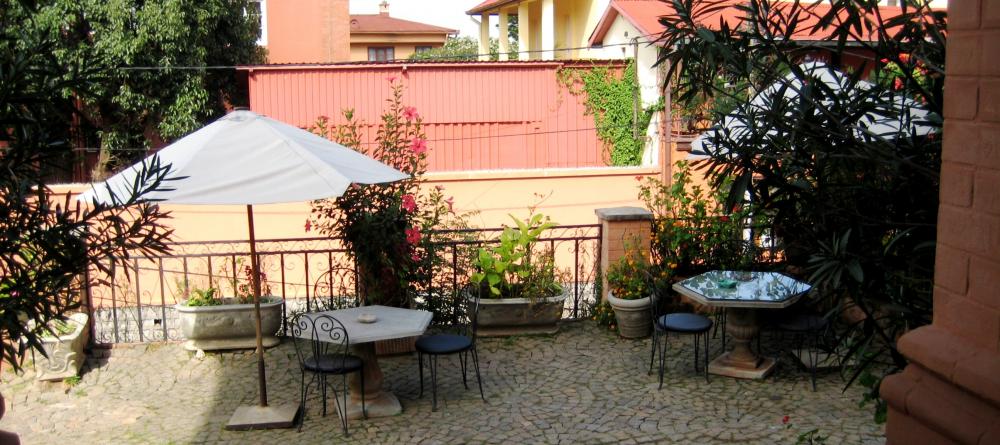 Patio area at Pavillon de L Emyrne, Antananarivo, Madagascar - Image 5