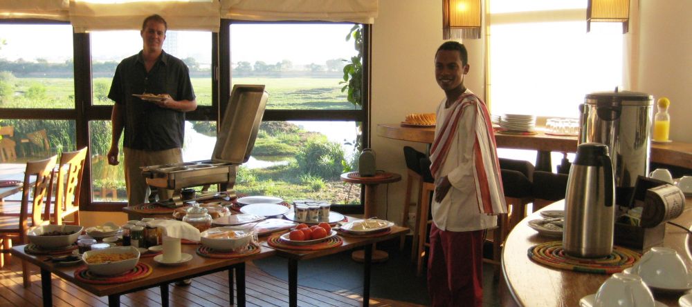 The dining area at Tamboho Hotel, Antananarivo, Madagascar (Mango Staff photo) - Image 2