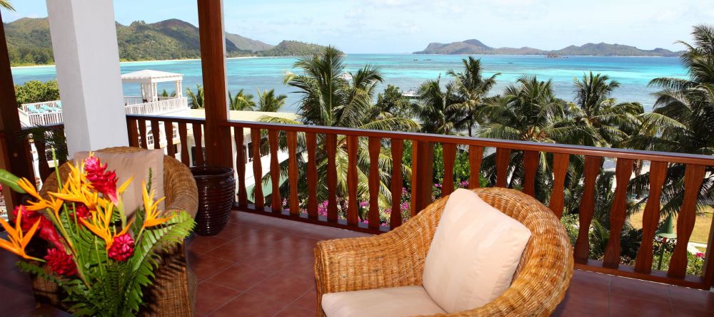 Each room has a private veranda overlooking the brilliantly turquoise waters at Hotel L Archipel, Praslin, Seychelles - Image 2