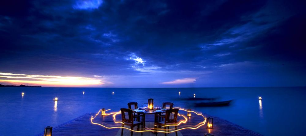 Dining on the jetty at night at Rusinga Island Lodge, Lake Victoria, Kenya - Image 2