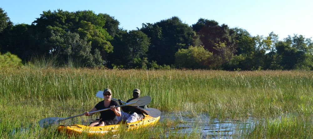 Kayaking on the delta at Guma Lagoon Camp, Okavango Delta, Botswana - Image 6