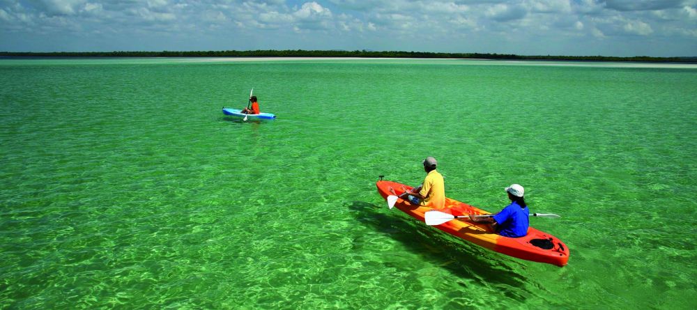 Kayaking on the ocean at Funzi Keys, Funzi Island, Kenya - Image 12