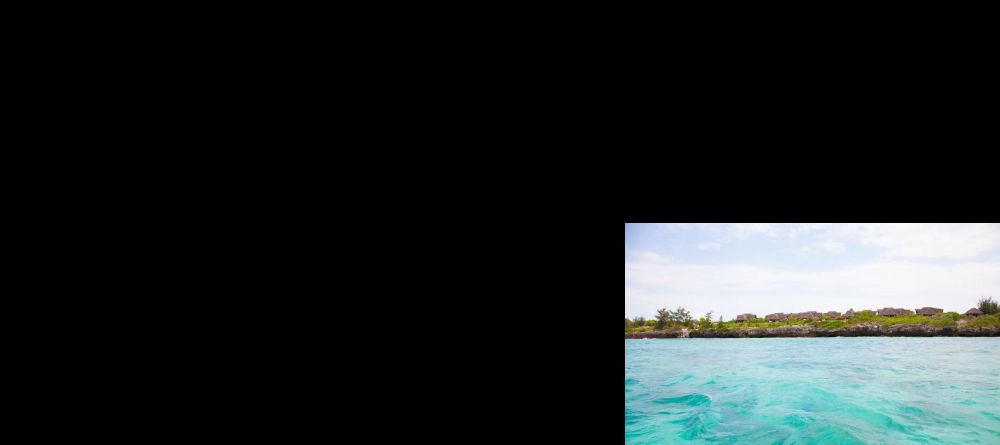 The view of the hotel grounds from the ocean at Kasha Boutique Hotel, Zanzibar, Tanzania - Image 4