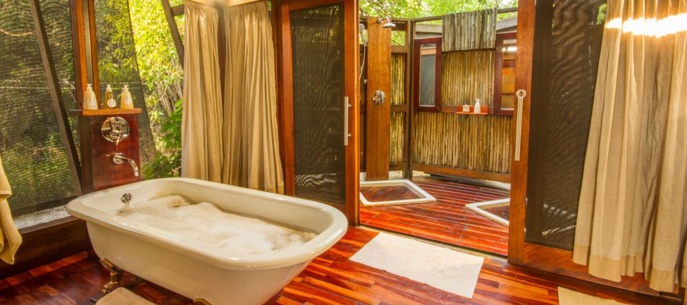 Bathroom at Lebala Camp, Linyati Wetlands, Botswana (Mark Tennant) - Image 6