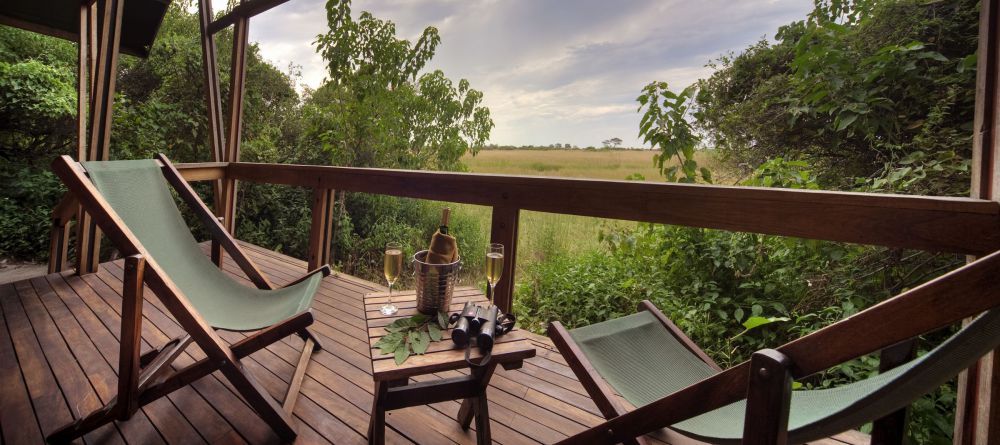 Patio at Lebala Camp, Linyati Wetlands, Botswana - Image 5