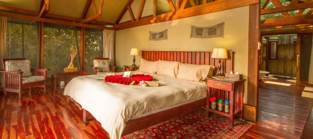 Bedroom at Lebala Camp, Linyati Wetlands, Botswana - Image 3