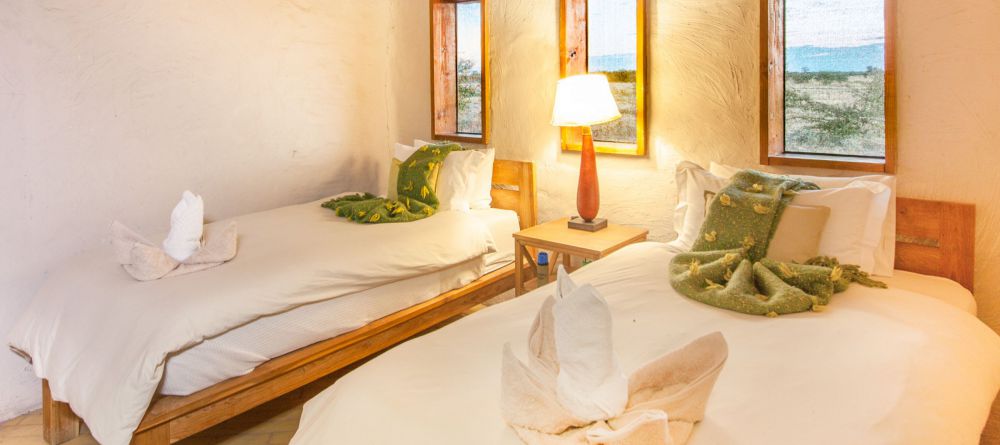 Bedroom at Nxai Pan Camp, Nxai Pan National Park, Botswana - Image 1