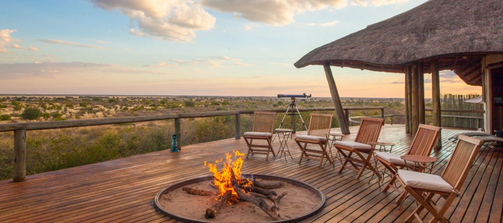 View from patio at Tau Pan Camp, Central Kalahari Game Reserve, Botswana - Image 3