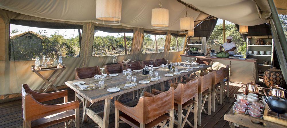 Linyati Explorer Camp dining table - Image 6