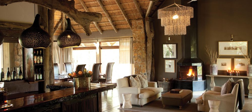 The lounge at Leopard Hills Safari Lodge, Sabi Sands Game Reserve, South Africa - Image 3