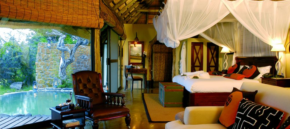 A guest suite at Leopard Hills Safari Lodge, Sabi Sands Game Reserve, South Africa - Image 11