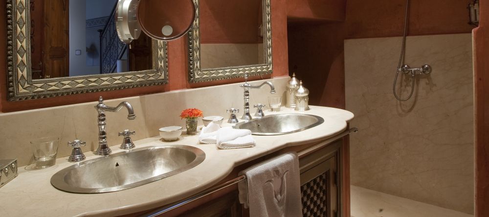 Luxe Suite bathroom- Villa des Orangers, Marrakech, Morocco - Image 11