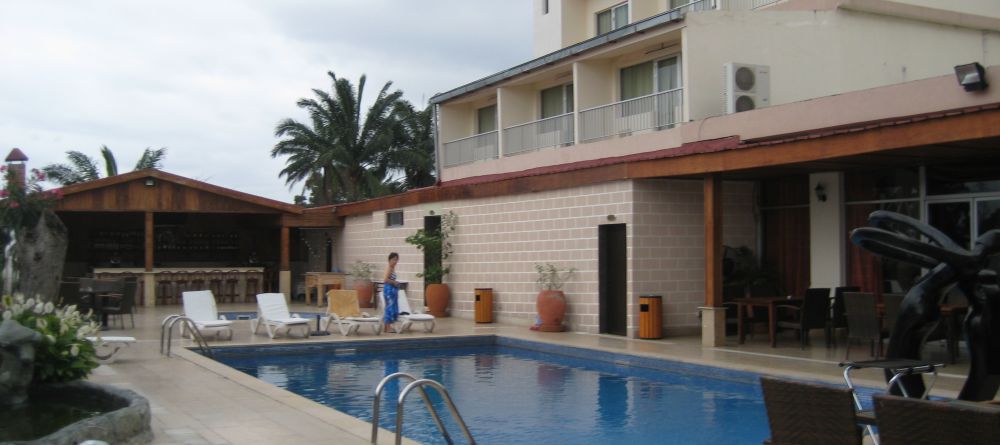 The pool and exterior at Mikhaels Hotel, Brazzaville, Republic of Congo (Mango Staff photo)  - Image 1