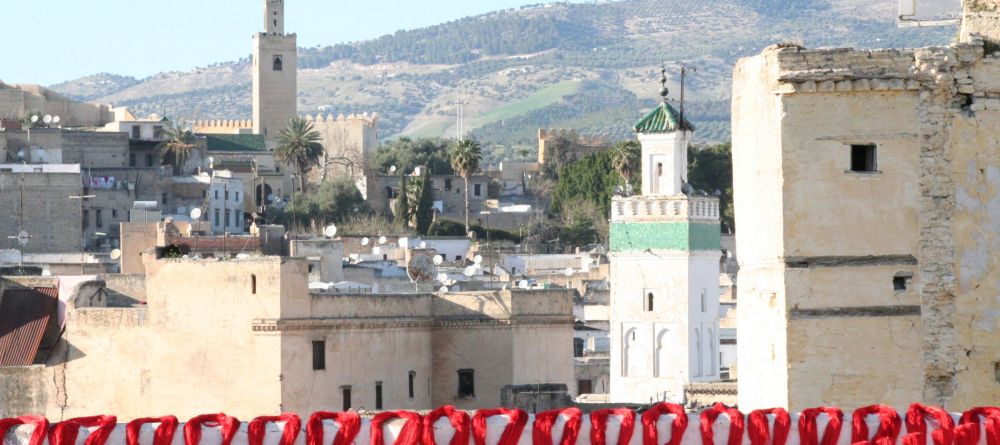 Morocco died cloth on wall - Image 4