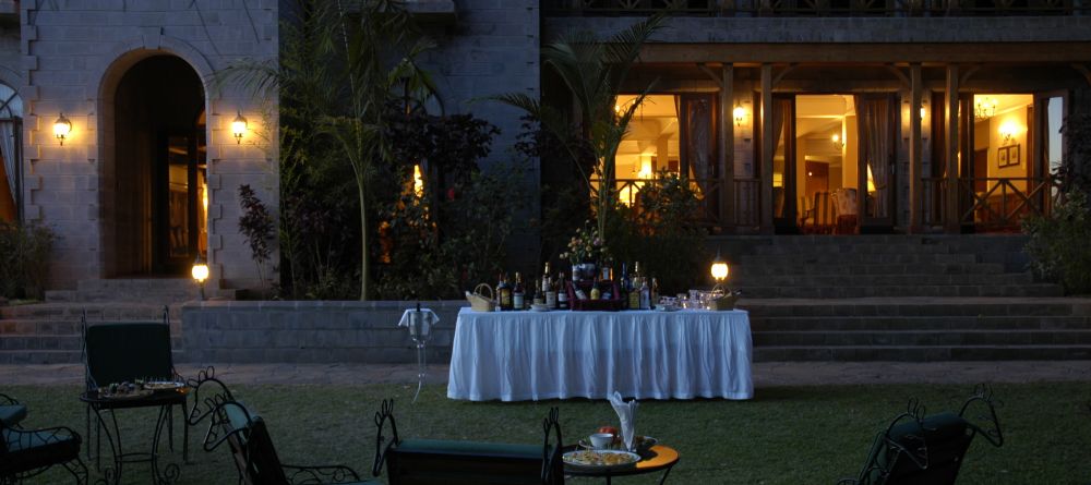 Outdoor dining at Serena Mountain Village, Arusha, Tanzania - Image 4