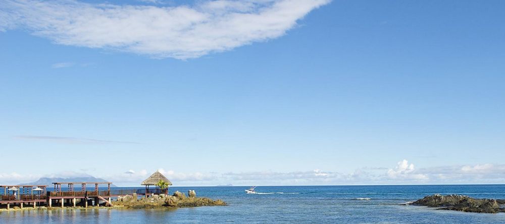 View of the ocean from the hotel at Le Meridien Fishermans Cove, Mahe, Seychelles - Image 6