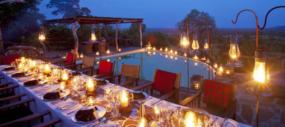 Outdoor dining at Beho Beho, Selous National Park, Tanzania - Image 5
