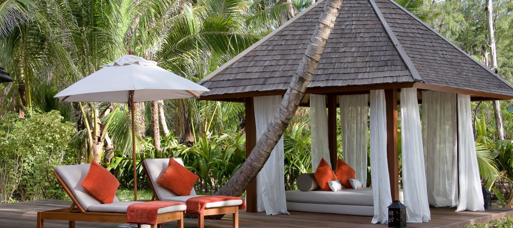 Gazebo for outdoor relaxation at Denis Island Lodge, Denis Island, Seychelles - Image 11