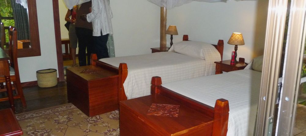 Bedroom at Engagi Lodge, Bwindi Impenetrable Forest, Uganda (Mango Staff photo) - Image 2