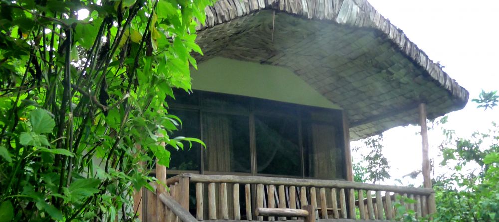 Cabin exterior at Engagi Lodge, Bwindi Impenetrable Forest, Uganda (Mango Staff photo) - Image 3