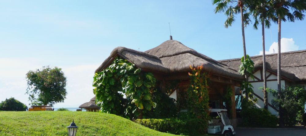 Exterior of reception area at Mweya Safari Lodge, Queen Elizabeth National Park, Uganda (Mango Staff photo) - Image 1