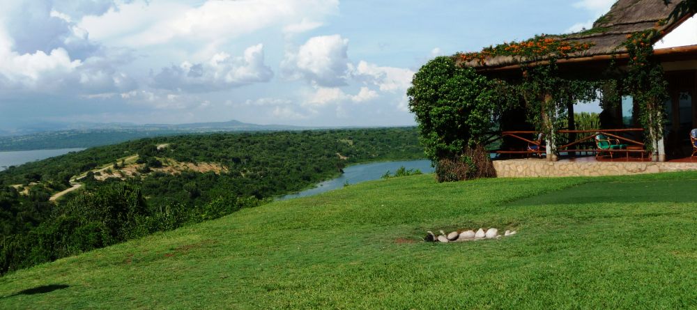 Lawns with sweeping views at Mweya Safari Lodge, Queen Elizabeth National Park, Uganda (Mango Staff photo) - Image 3