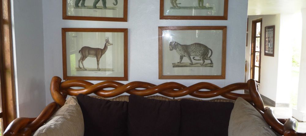 Lounge decor at Ndali Lodge, Kibale Forest National Park, Uganda (Mango Staff photo) - Image 20
