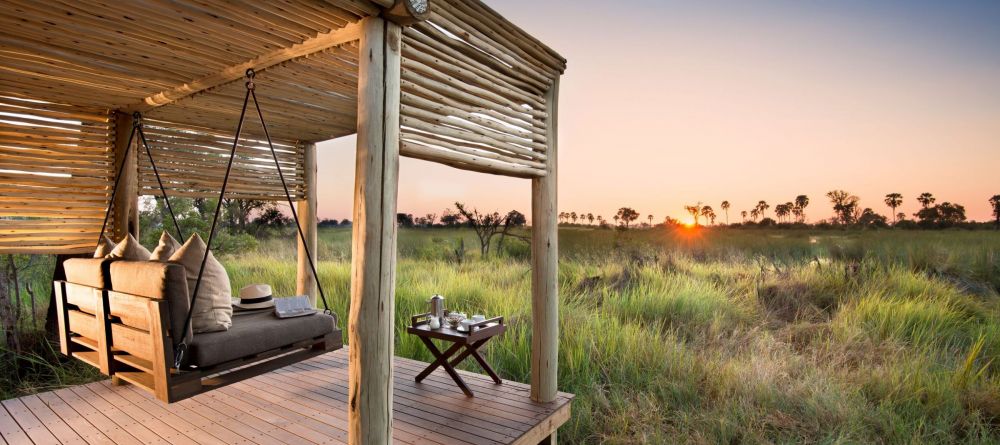 Guest deck at Nxabega Okavango Safari Camp, Okavango Delta, Botswana - Image 4