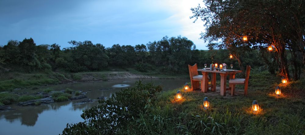 Private dining by the river at Naibor Camp, Masai Mara National Reserve, Kenya - Image 5