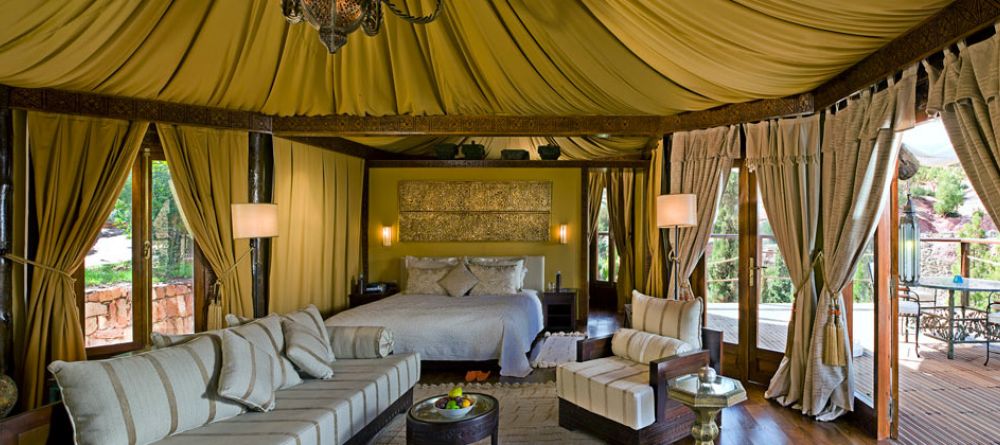 Suite interior at Kasbah Tamadot, Atlas Mountains, Morocco - Image 19
