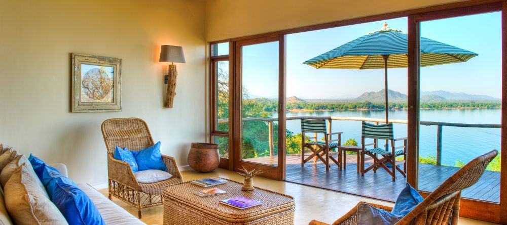 Lounge at Pumulani, Lake Malawi, Malawi - Image 7