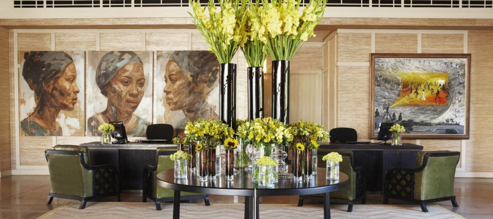 The welcoming reception area at Delaire Graff, Stellenbosch, South Africa - Image 3