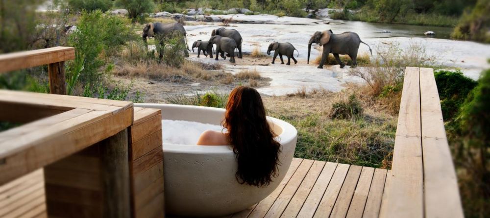 A private outdoor jacuzzi to watch the wildlife pass by at Londolozi Granite Suites, Sabi Sands Game Reserve, South Africa - Image 9