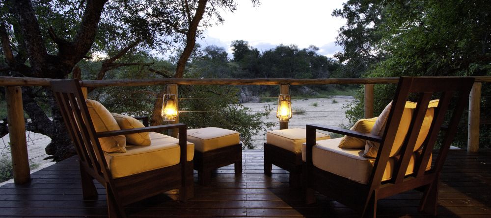 Rhino Post Safari Lodge - Bedroom Deck - Image 6