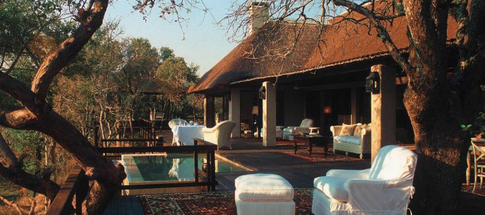 The private deck and plunge pool in the suites at Royal Malewane, Kruger National Park, South Africa - Image 5