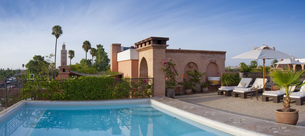 Rooftop pool- Villa des Orangers, Marrakech, Morocco - Image 2