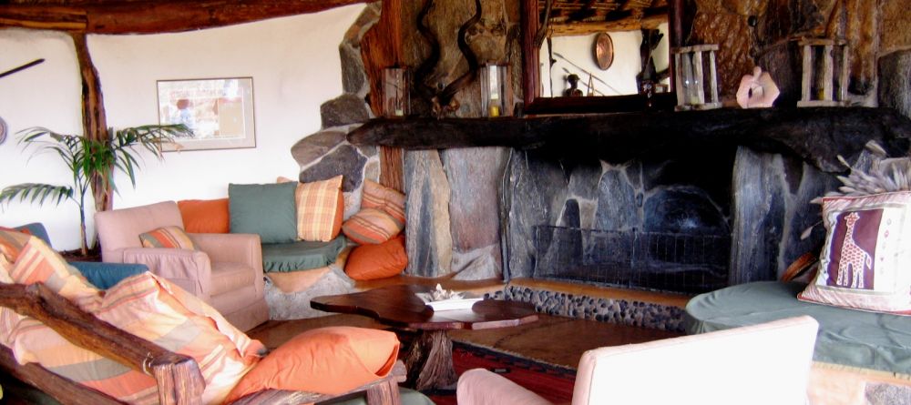 The fireplace and lounge at Sabuk Lodge, Laikipia, Kenya (Mango Staff photo) - Image 7