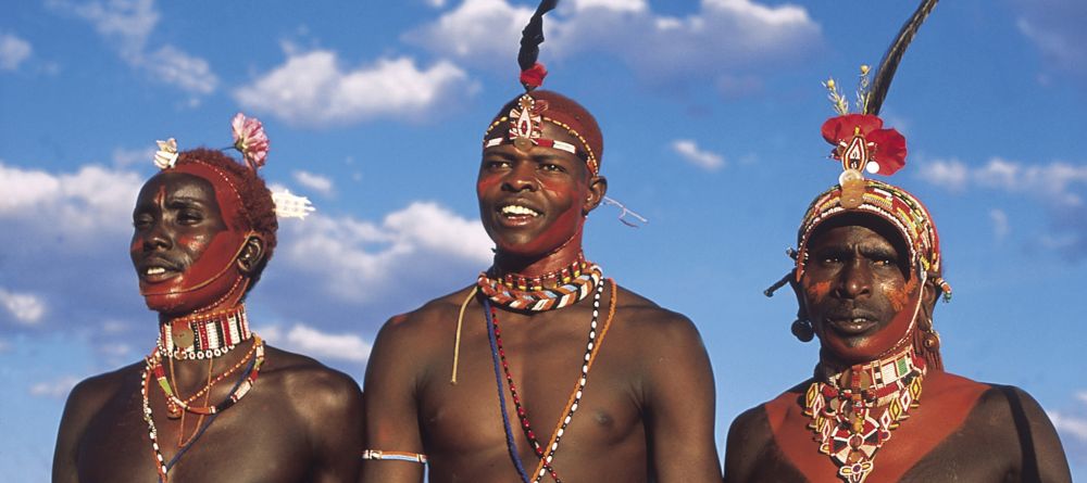 The tribesmen in traditional dress at Sabuk Lodge, Laikipia, Kenya - Image 10