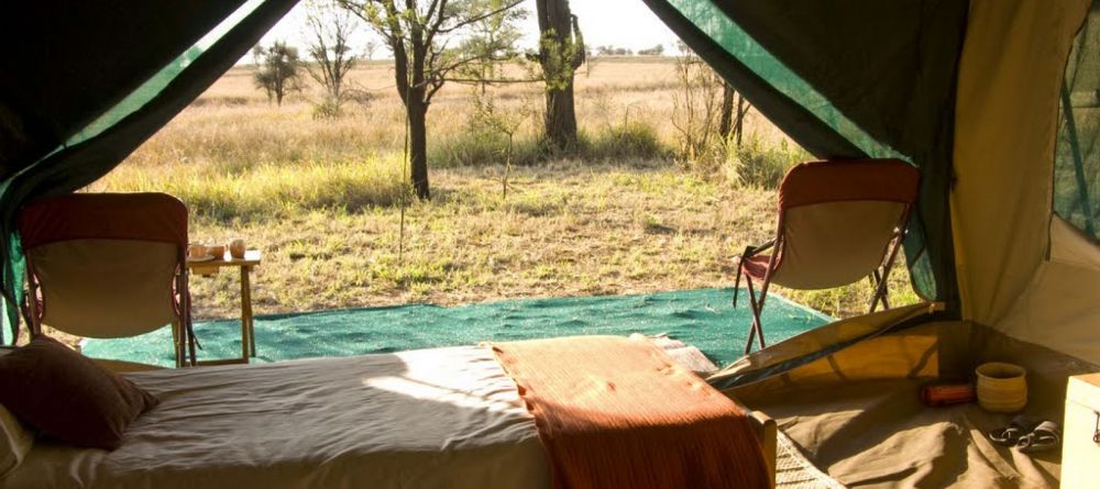 The tents are simple but comfortable at Serengeti Wilderness Camp, Serengeti NCCA, Tanzania - Image 5