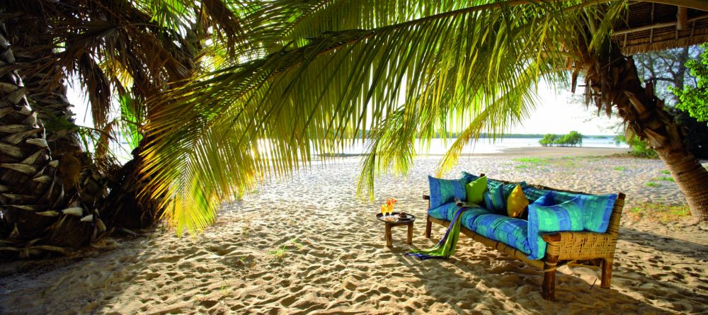 Sofa on the beach at Funzi Keys, Funzi Island, Kenya - Image 11