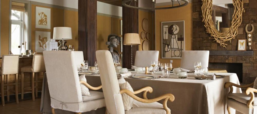 Dine among unique art pieces at Singita Serengeti House, Serengeti Grumeti Reserves, Tanzania - Image 3