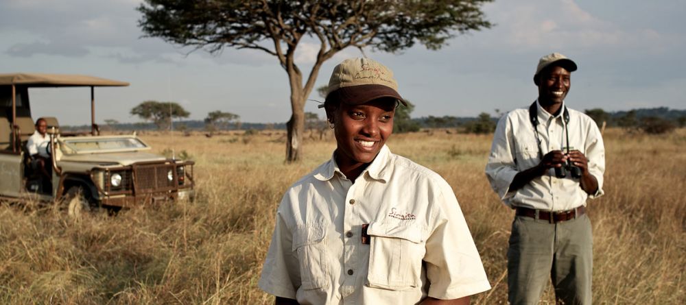 The knowledgable staff ready for a game drive at Singita Sasakwa Lodge, Grumeti Reserves, Tanzania - Image 2