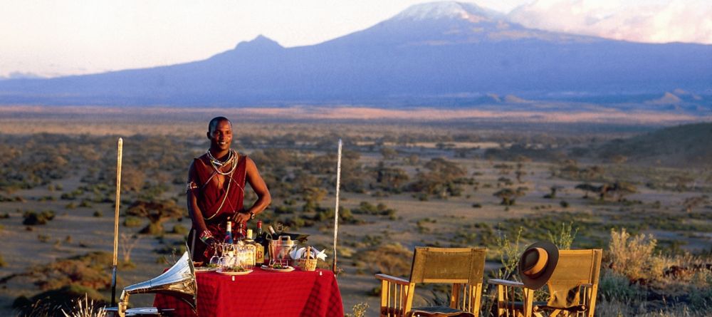 Sundowners in front of Mt Kilimanjaro- Tortilis Camp, Amboseli National Reserve, Kenya - Image 12