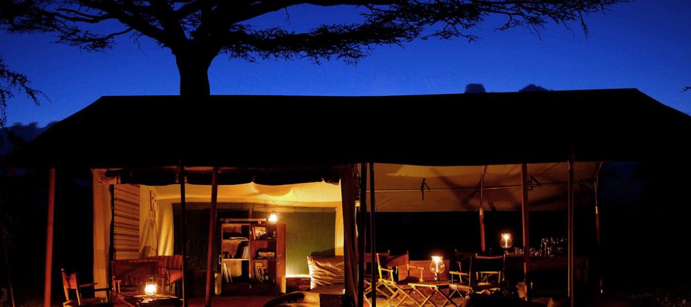 The tents at night at Nomad Serengeti Safari Camp- Ndutu, Serengeti National Park, Tanzania - Image 5